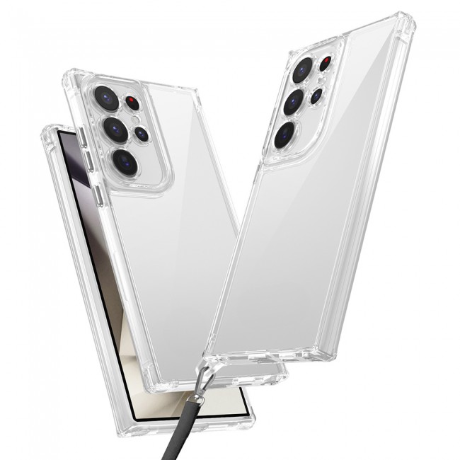 Galaxy S24 Ultra Kılıf Airbagli Takılabilir Askı Aparatlı Zore Snap Silikon Kapak Galaxy S24 Ultra Kılıf Airbagli Takılabilir Askı Aparatlı Zore Snap Silikon Kapak