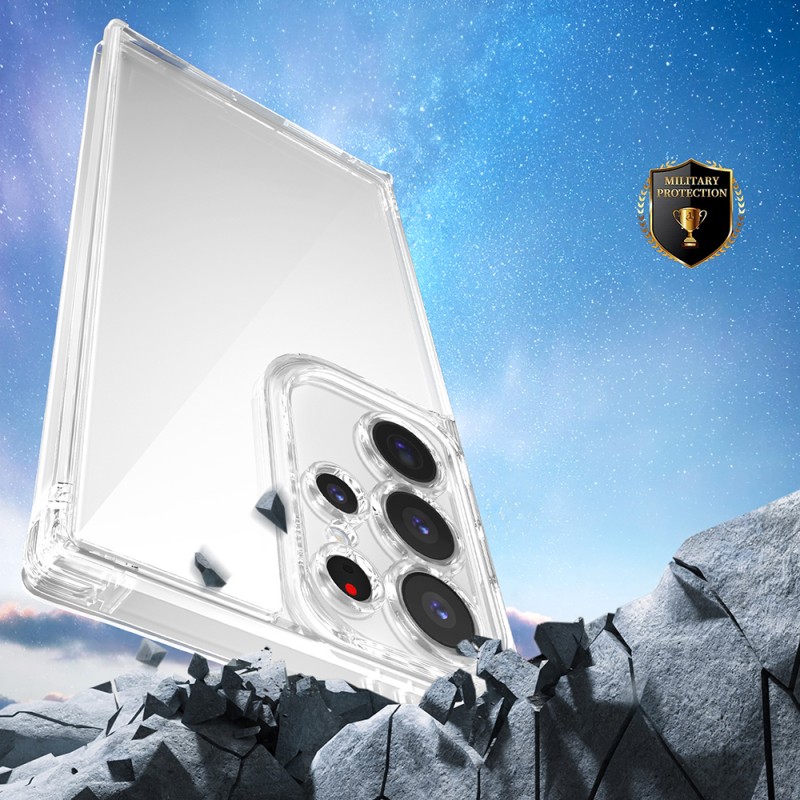 Bal-z Galaxy S24 Ultra Kılıf Airbagli Takılabilir Askı Aparatlı Zore Snap Silikon Kapak