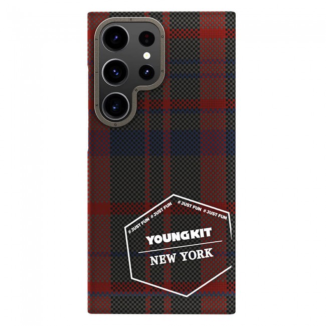Galaxy S24 Ultra Kılıf Ekose Desenli Youngkit Gezhi Serisi Kapak Galaxy S24 Ultra Kılıf Ekose Desenli Youngkit Gezhi Serisi Kapak