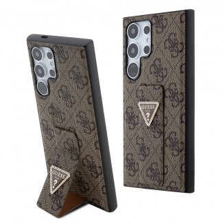 Galaxy S24 Ultra Kılıf Guess Orjinal Lisanslı 4G Desenli Üçgen Logolu Standlı Deri Kapak Galaxy S24 Ultra Kılıf Guess Orjinal Lisanslı 4G Desenli Üçgen Logolu Standlı Deri Kapak