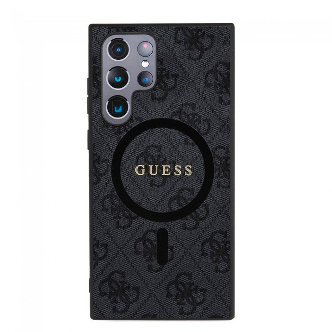 Galaxy S24 Ultra Kılıf Guess Orjinal Lisanslı Magsafe Şarj Özellikli 4G Desenli Yazı Logolu Kapak Galaxy S24 Ultra Kılıf Guess Orjinal Lisanslı Magsafe Şarj Özellikli 4G Desenli Yazı Logolu Kapak