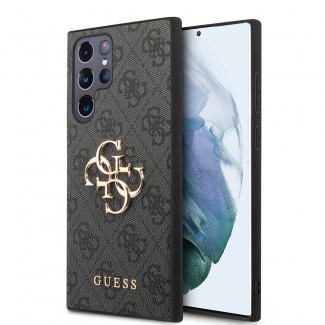 Galaxy S24 Ultra Kılıf Guess Orjinal Lisanslı PU Deri Yazı ve 4G Metal Logolu Desenli Kapak Galaxy S24 Ultra Kılıf Guess Orjinal Lisanslı PU Deri Yazı ve 4G Metal Logolu Desenli Kapak