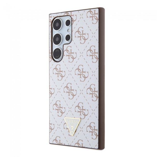 Galaxy S24 Ultra Kılıf Guess Orjinal Lisanslı PU Üçgen Logo 4G Desenli Kapak Galaxy S24 Ultra Kılıf Guess Orjinal Lisanslı PU Üçgen Logo 4G Desenli Kapak