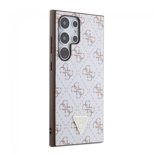 Galaxy S24 Ultra Kılıf Guess Orjinal Lisanslı PU Üçgen Logo 4G Desenli Kapak Galaxy S24 Ultra Kılıf Guess Orjinal Lisanslı PU Üçgen Logo 4G Desenli Kapak