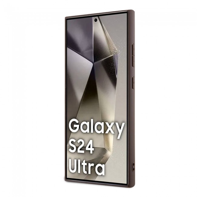 Galaxy S24 Ultra Kılıf Guess Orjinal Lisanslı PU Üçgen Logo 4G Desenli Kapak Galaxy S24 Ultra Kılıf Guess Orjinal Lisanslı PU Üçgen Logo 4G Desenli Kapak