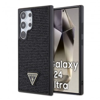 Galaxy S24 Ultra Kılıf Guess Orjinal Lisanslı Taşlı Arka Yüzey Üçgen Logolu Kapak Galaxy S24 Ultra Kılıf Guess Orjinal Lisanslı Taşlı Arka Yüzey Üçgen Logolu Kapak
