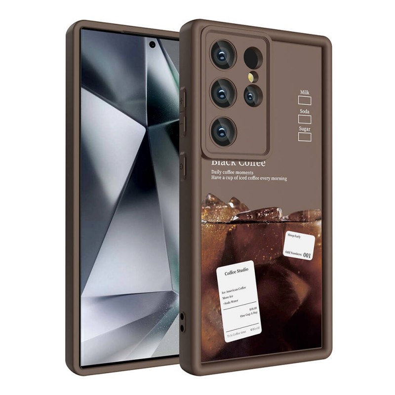 Bal-z Galaxy S24 Ultra Kılıf Kamera Korumalı Baskılı Arka Yüzey  Klas Kapak