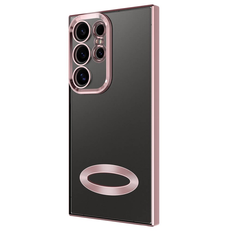 Bal-z Galaxy S24 Ultra Kılıf Kamera Korumalı Logo Gösteren  Omega Kapak