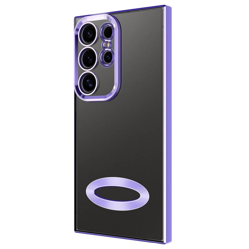 Bal-z Galaxy S24 Ultra Kılıf Kamera Korumalı Logo Gösteren  Omega Kapak