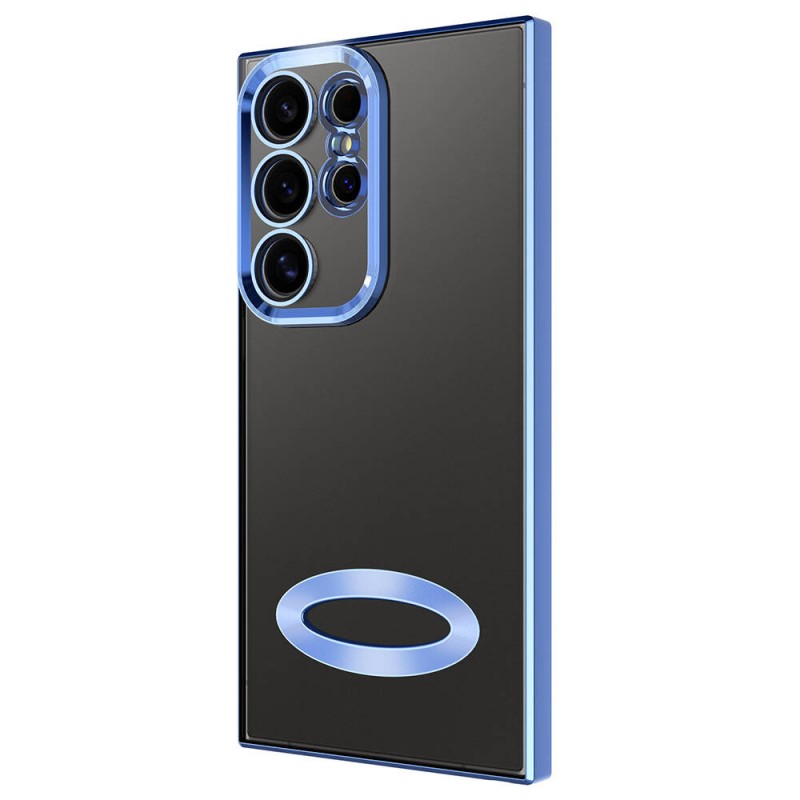 Bal-z Galaxy S24 Ultra Kılıf Kamera Korumalı Logo Gösteren  Omega Kapak