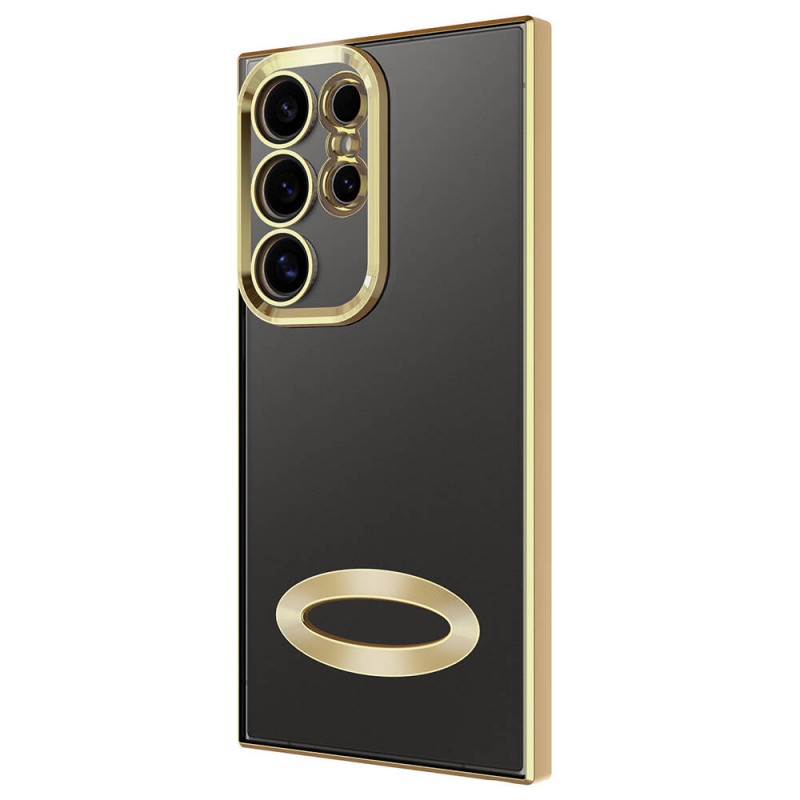 Bal-z Galaxy S24 Ultra Kılıf Kamera Korumalı Logo Gösteren  Omega Kapak