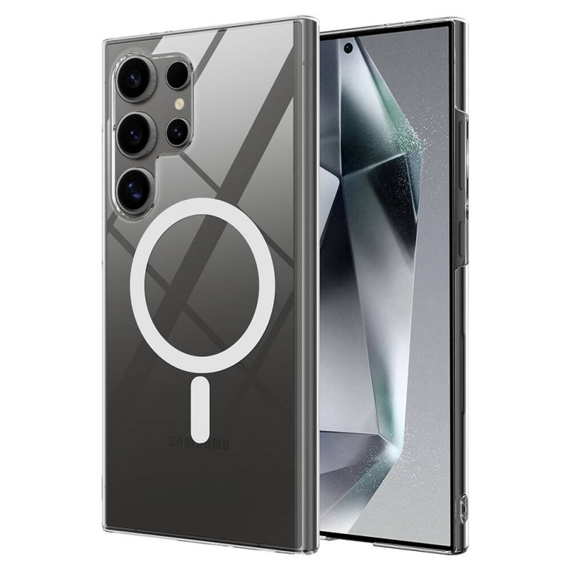 Bal-z Galaxy S24 Ultra Kılıf Kamera Korumalı M-safe Sert PC  Porto Kapak