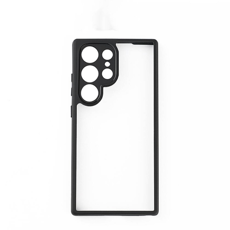 Bal-z Galaxy S24 Ultra Kılıf Kamera Korumalı Şeffaf Arka Yüzey  New Roll Kapak