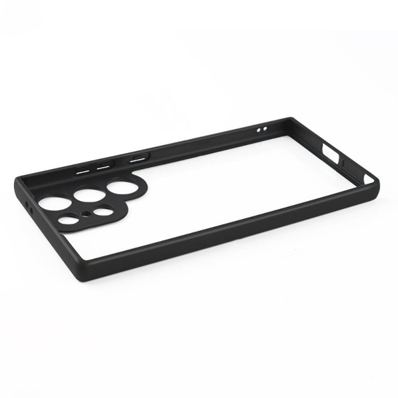 Bal-z Galaxy S24 Ultra Kılıf Kamera Korumalı Şeffaf Arka Yüzey  New Roll Kapak