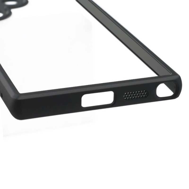 Bal-z Galaxy S24 Ultra Kılıf Kamera Korumalı Şeffaf Arka Yüzey  New Roll Kapak