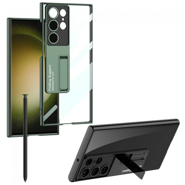 Galaxy S24 Ultra Kılıf Kamera Korumalı Şeffaf Tasarımlı Zore Lego Standlı Kapak Galaxy S24 Ultra Kılıf Kamera Korumalı Şeffaf Tasarımlı Zore Lego Standlı Kapak