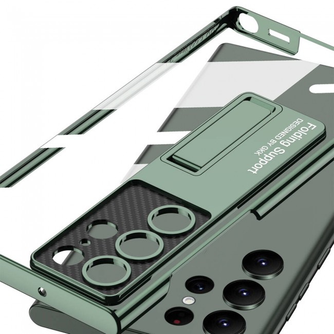 Galaxy S24 Ultra Kılıf Kamera Korumalı Şeffaf Tasarımlı Zore Lego Standlı Kapak Galaxy S24 Ultra Kılıf Kamera Korumalı Şeffaf Tasarımlı Zore Lego Standlı Kapak