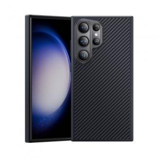 Galaxy S24 Ultra Kılıf Karbon Fiber M-safe Şarj Özellikli Benks Hybrid ArmorPro 600D Kevlar Kapak Galaxy S24 Ultra Kılıf Karbon Fiber M-safe Şarj Özellikli Benks Hybrid ArmorPro 600D Kevlar Kapak