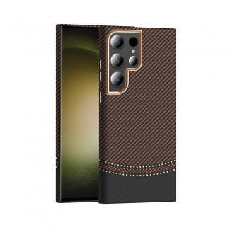 Galaxy S24 Ultra Kılıf M-safe Şarj Özellikli Karbon Fiber Görünümlü Zore Gros Kapak Galaxy S24 Ultra Kılıf M-safe Şarj Özellikli Karbon Fiber Görünümlü Zore Gros Kapak