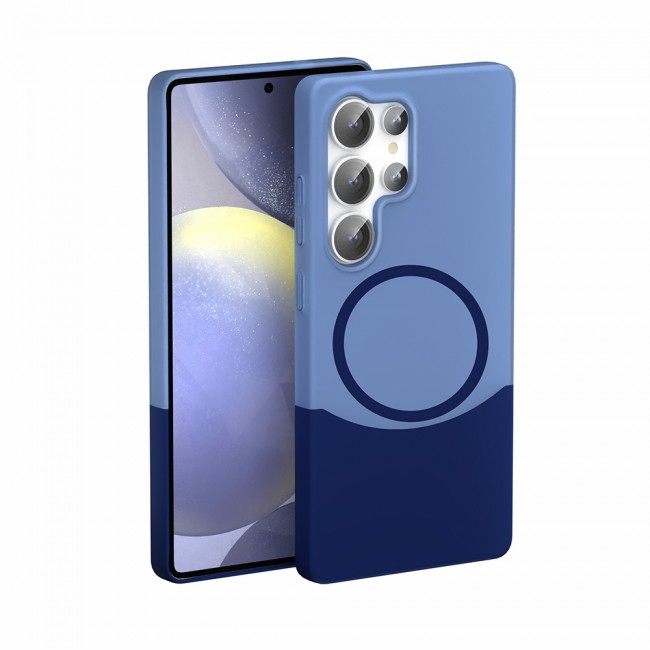 Galaxy S24 Ultra Kılıf M-Safe Şarj Özellikli Mıknatıslı Zore Duble Kapak Galaxy S24 Ultra Kılıf M-Safe Şarj Özellikli Mıknatıslı Zore Duble Kapak