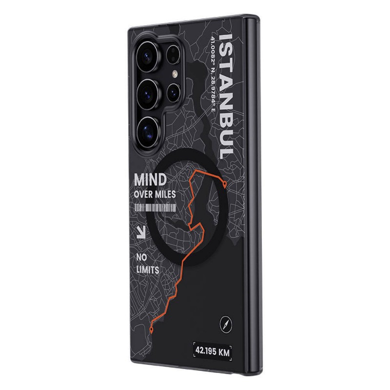 Bal-z Galaxy S24 Ultra Kılıf M-safe Şarj Özellikli Benks City Serisi Kapak