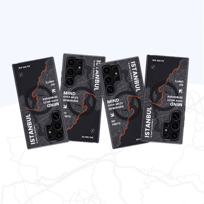 Bal-z Galaxy S24 Ultra Kılıf M-safe Şarj Özellikli Benks City Serisi Kapak