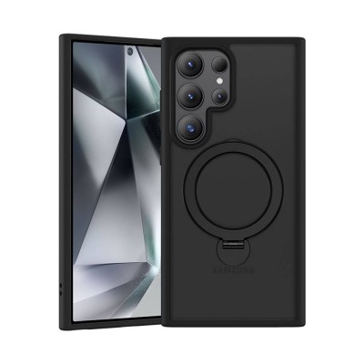 Bal-z Galaxy S24 Ultra Kılıf M-safe Şarj Özellikli Benks Standlı Mist Protective Kapak