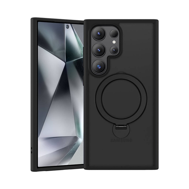 Bal-z Galaxy S24 Ultra Kılıf M-safe Şarj Özellikli Benks Standlı Mist Protective Kapak