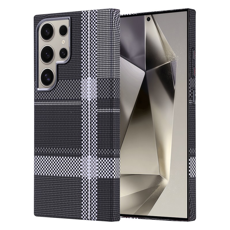 Bal-z Galaxy S24 Ultra Kılıf M-safe Şarj Özellikli Karbon Fiber Görünümlü Zore Nekst Kapak