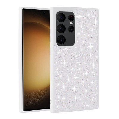 Bal-z Galaxy S24 Ultra Kılıf Parlak Taşlı Tasarım  Pırlanta Kapak