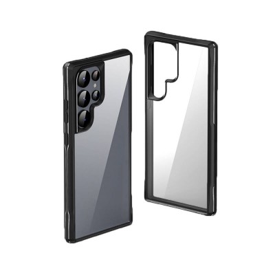 Bal-z Galaxy S24 Ultra Kılıf Şeffaf Sert PC Arka Yüzey Tasarımlı  Edo Kapak