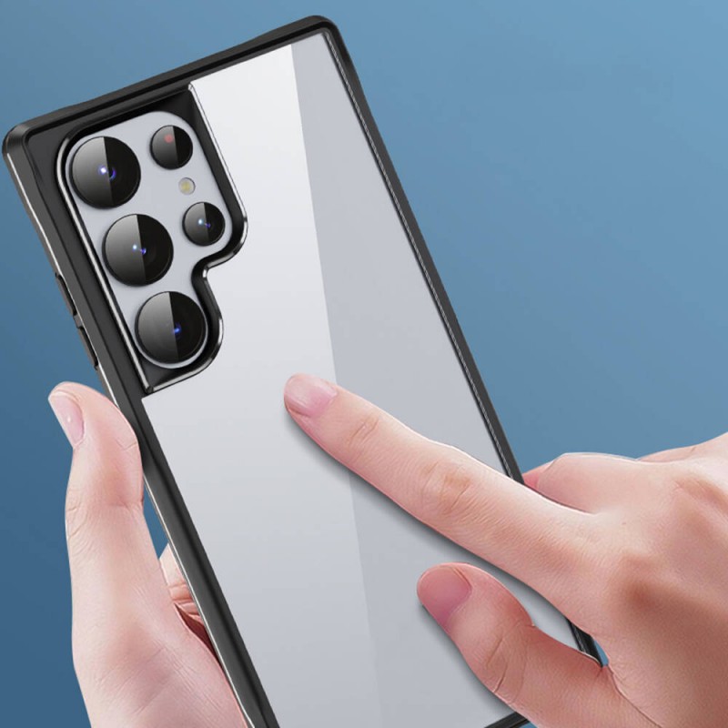 Bal-z Galaxy S24 Ultra Kılıf Şeffaf Sert PC Arka Yüzey Tasarımlı  Edo Kapak