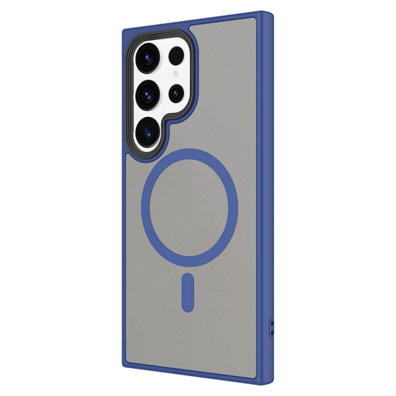 Bal-z Galaxy S24 Ultra Kılıf Sert PC Arka Yüzey Wireless Şarj Özellikli  Flet M-safe Kapak