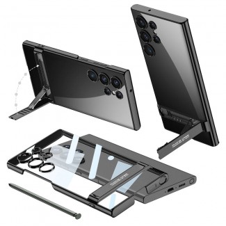Galaxy S24 Ultra Kılıf Zore Kamera Korumalı Şeffaf Dikey Standlı Ays Kapak Galaxy S24 Ultra Kılıf Zore Kamera Korumalı Şeffaf Dikey Standlı Ays Kapak