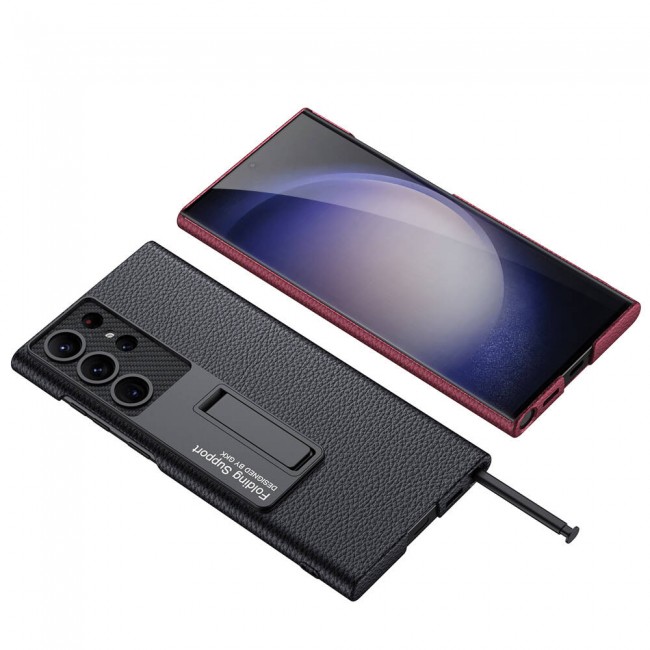 Galaxy S24 Ultra Kılıf Zore Kıpta Standlı Kapak Galaxy S24 Ultra Kılıf Zore Kıpta Standlı Kapak