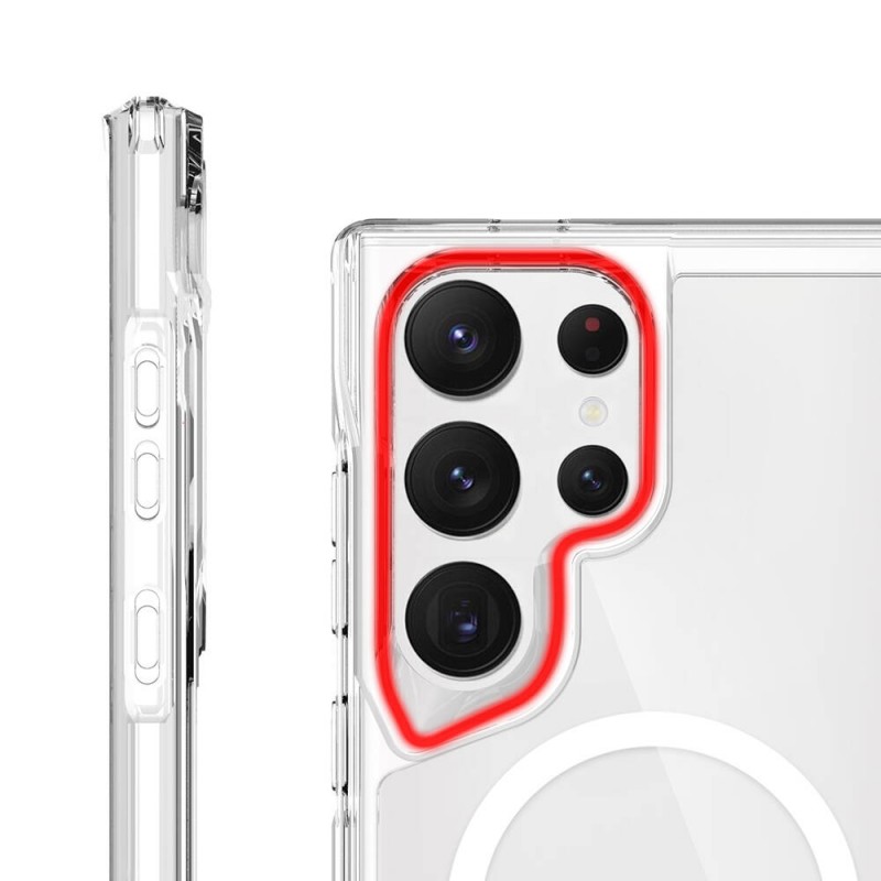 Bal-z Galaxy S24 Ultra Kılıf  M-safe Şarj Özellikli T-Max M-safe Kapak