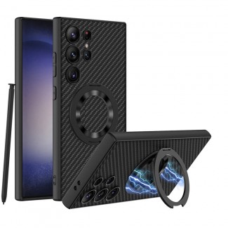 Galaxy S24 Ultra Wireless Şarj Özellikli Zore Kıpta Standlı M-safe Silikon Kapak Galaxy S24 Ultra Wireless Şarj Özellikli Zore Kıpta Standlı M-safe Silikon Kapak