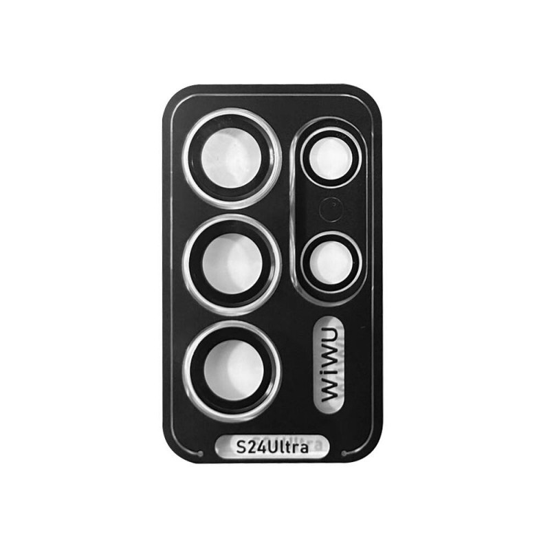 Bal-z Galaxy S24 Ultra Wiwu LG-008 Lens Guard Darbelere Karşı Dayanıklı Kamera Lens Koruyucu