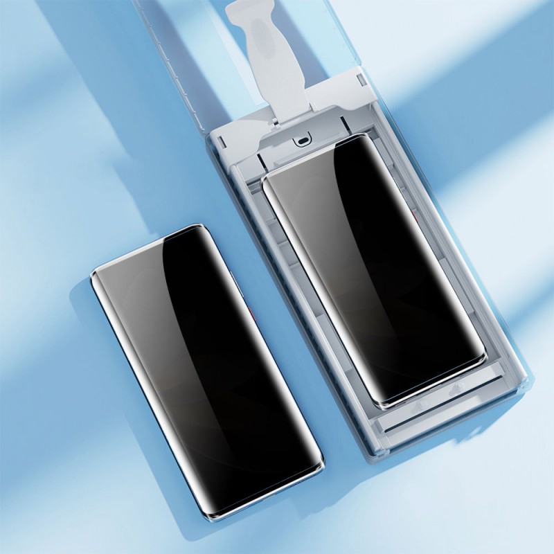 Bal-z Galaxy S24 Ultra  Kolay Uygulama Aparatlı Privacy Easy Body Hayalet Ekran Koruyucu