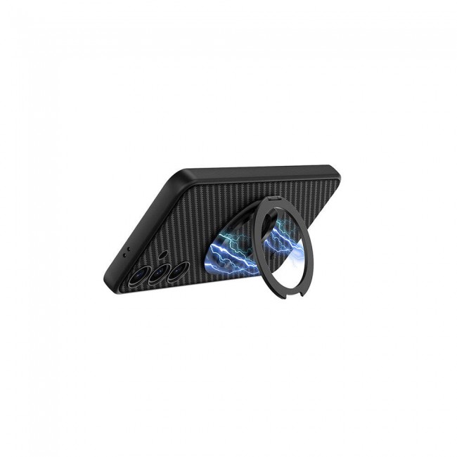 Galaxy S24 Wireless Şarj Özellikli Zore Kıpta Standlı Magsafe Silikon Kapak Galaxy S24 Wireless Şarj Özellikli Zore Kıpta Standlı Magsafe Silikon Kapak