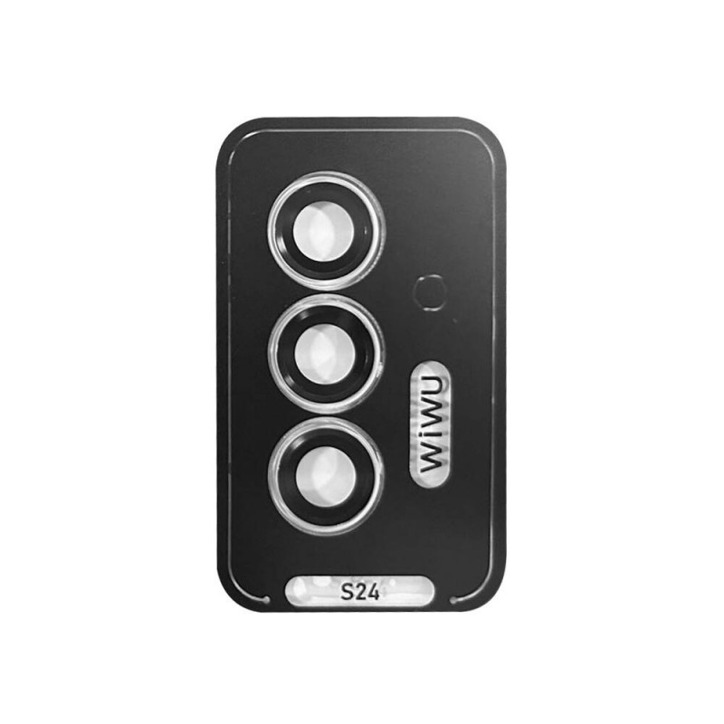 Bal-z Galaxy S24 Wiwu LG-008 Lens Guard Darbelere Karşı Dayanıklı Kamera Lens Koruyucu