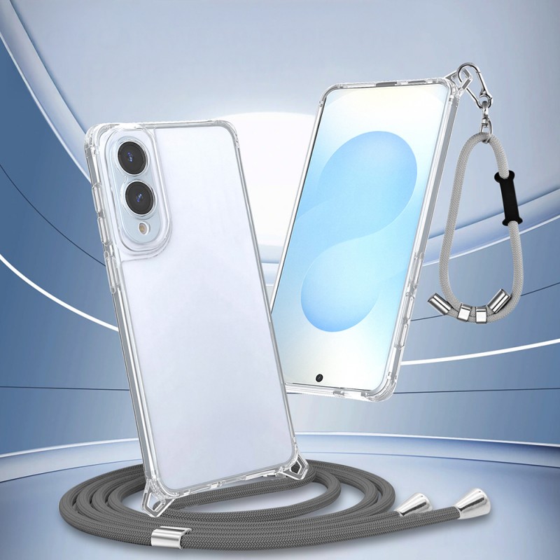 Bal-z Galaxy S25 Edge Kılıf Airbagli Takılabilir Askı Aparatlı Zore Snap Silikon Kapak