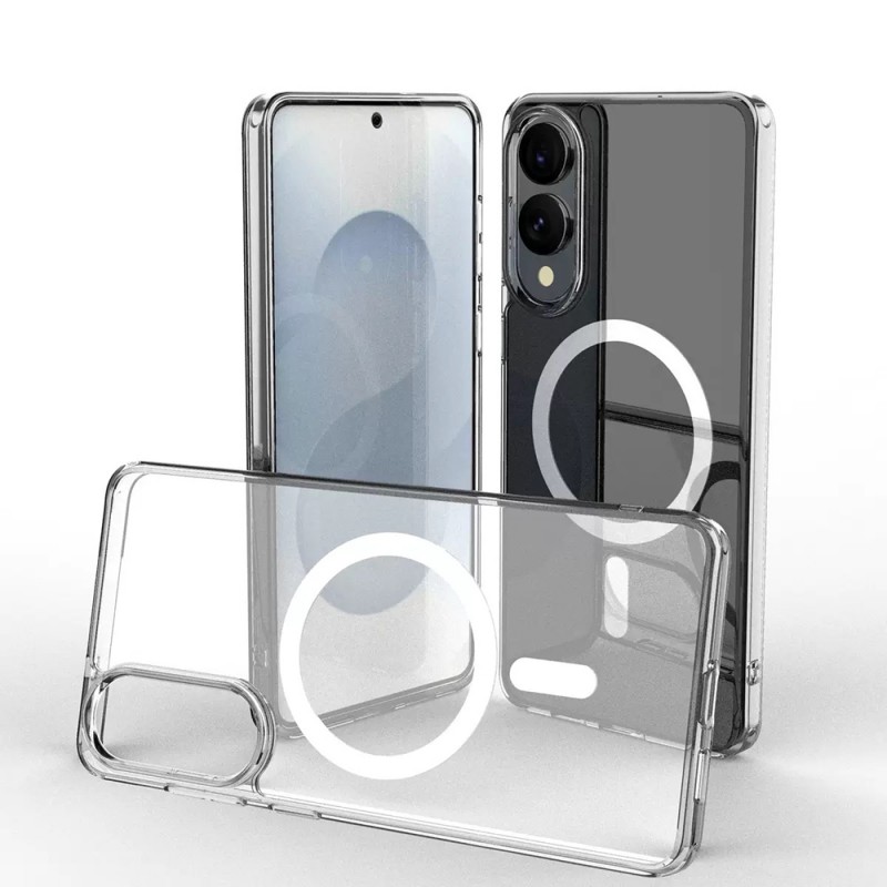 Bal-z Galaxy S25 Edge Kılıf Kamera Korumalı M-safe Sert PC Zore Porto Kapak