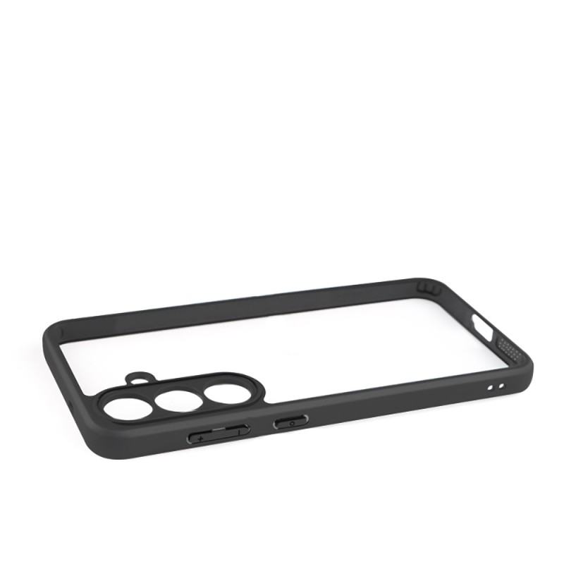 Bal-z Galaxy S25 FE Kılıf Kamera Korumalı Şeffaf Arka Yüzey  New Roll Kapak