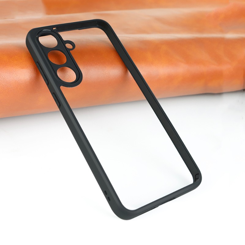 Bal-z Galaxy S25 FE Kılıf Kamera Korumalı Şeffaf Arka Yüzey  New Roll Kapak