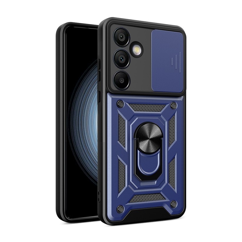 Bal-z Galaxy S25 FE Kılıf Magnetik Standlı Kamera Korumalı  Sürgülü Vega Kapak