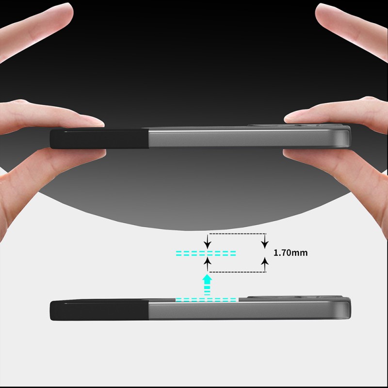 Bal-z Galaxy S25 Kılıf M-Safe Şarj Özellikli Mıknatıslı Zore Duble Kapak