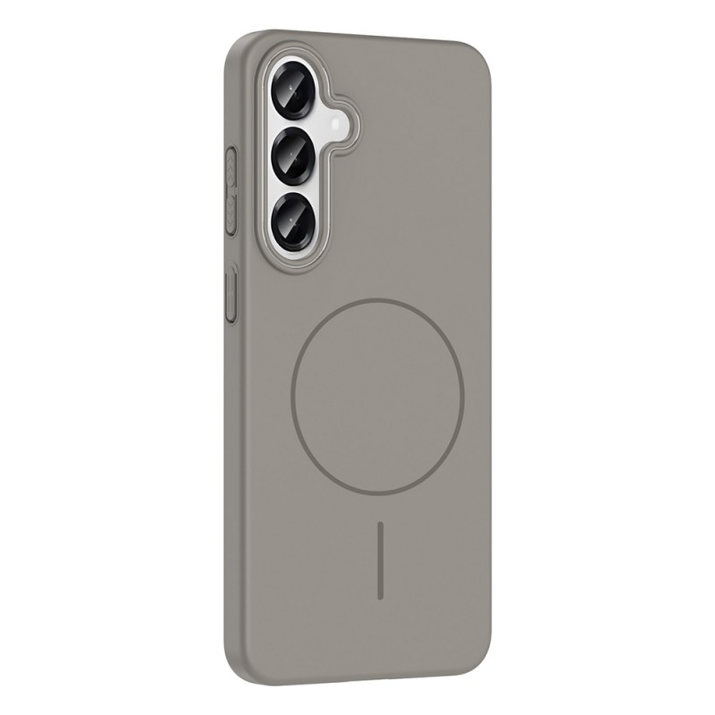 Bal-z Galaxy S25 Kılıf M-safe Şarj Özellikli Zore Ruby Sert Kapak