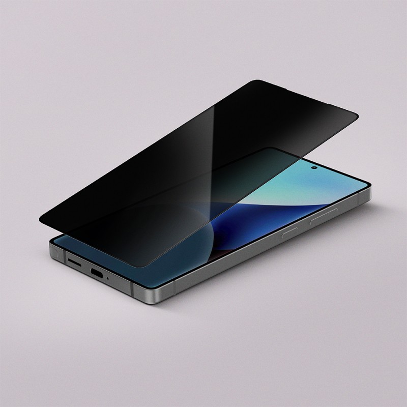 Bal-z Galaxy S25 Plus Amazingthing Radix Privacy Parmak İzi Bırakmayan Temperli Cam Ekran Koruyucu