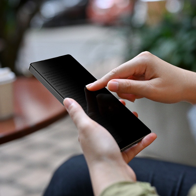 Bal-z Galaxy S25 Plus Amazingthing Radix Privacy Parmak İzi Bırakmayan Temperli Cam Ekran Koruyucu